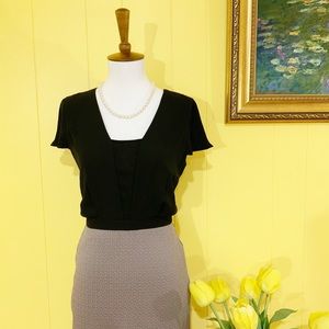 Black Paper Crown Dress